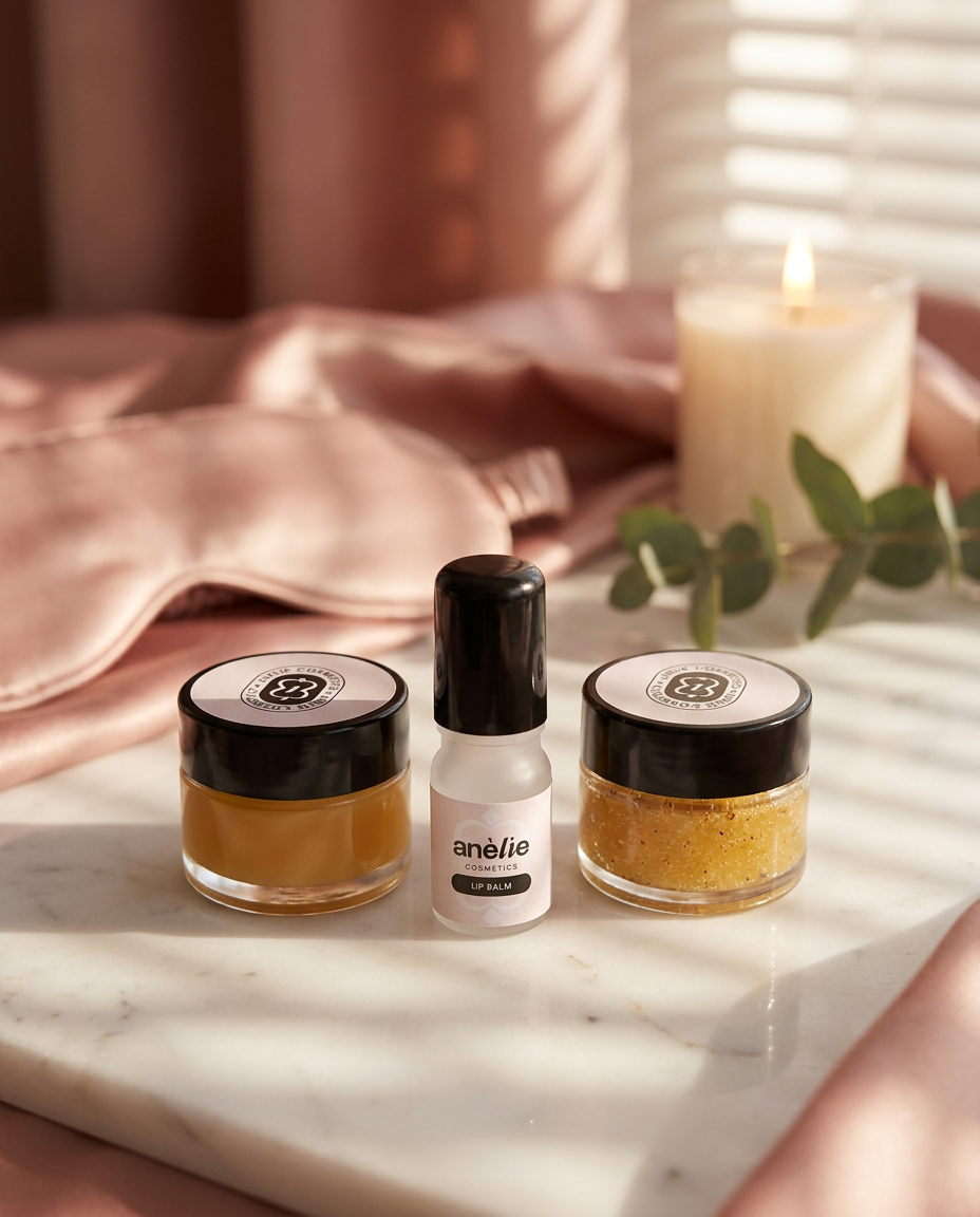 Anèlie Lip Ritual — пълен ритуал за устни (маска, пилинг, балсам)